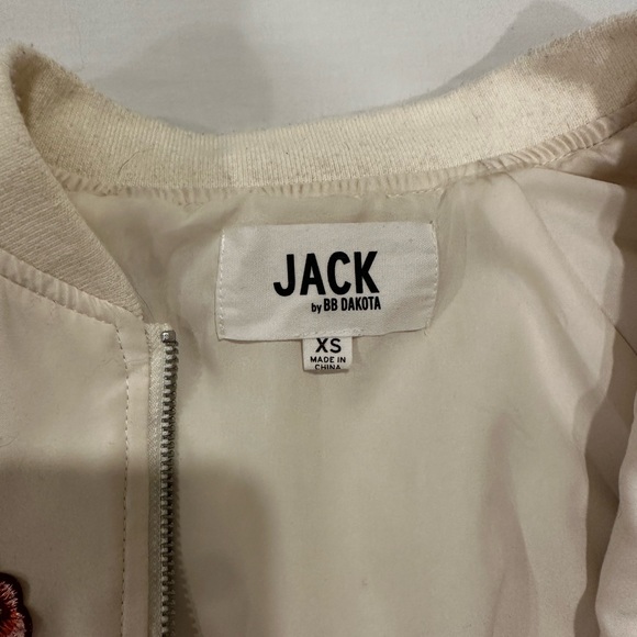 Bomber Jacket with Rose Design - Picture 3 of 3